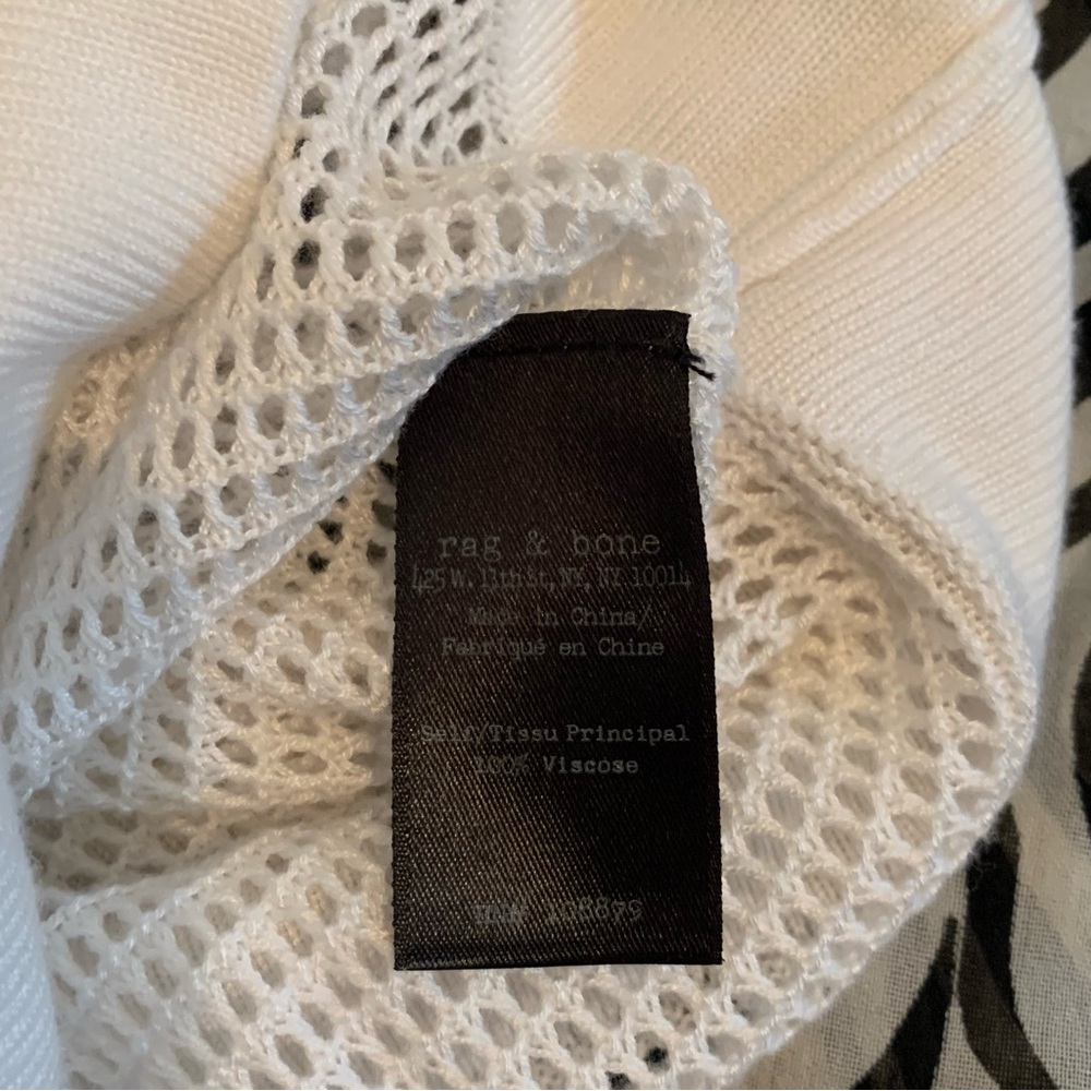 rag & bone Odette Mesh-Knit Tee - Picture 7 of 7